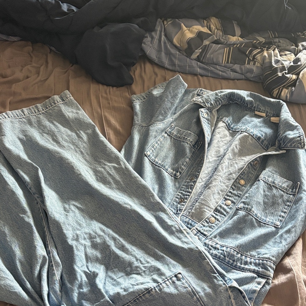 Levi's Blue Denim Fabric